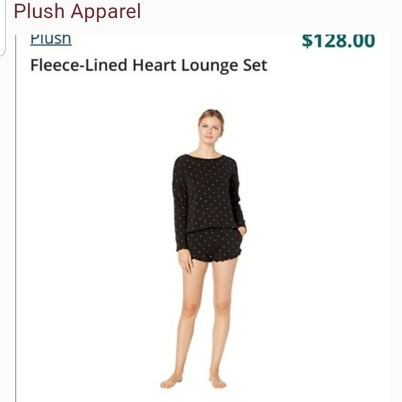 NWT PLUSH APPAREL FLEECE SLEEPWEAR - Picture 2 of 6